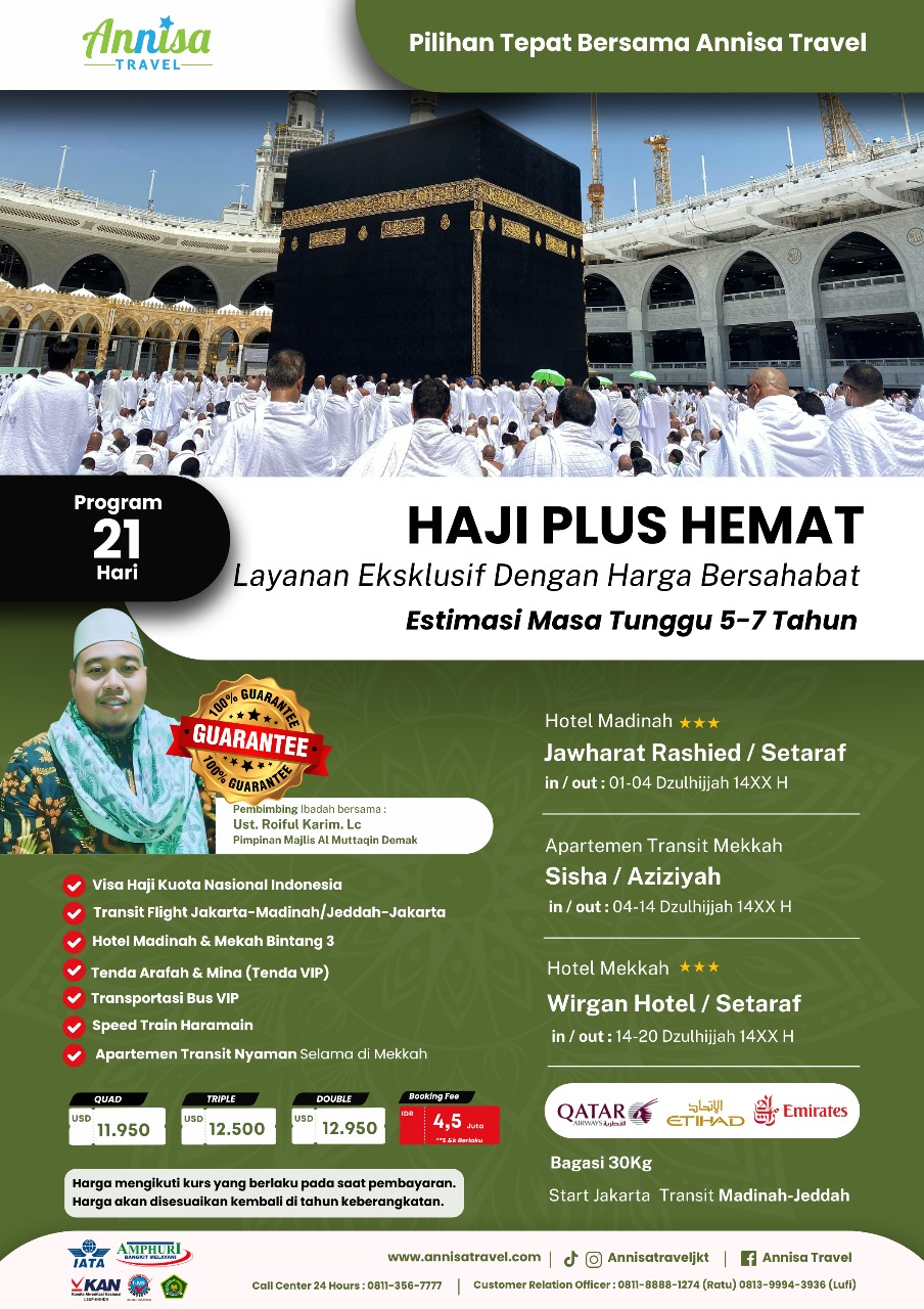 Haji Plus 2026 Paket Hemat