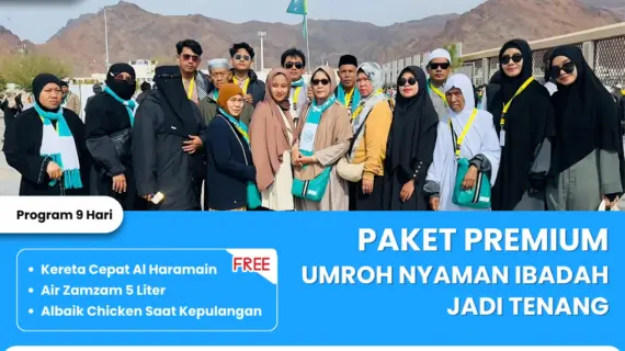 Umroh Sya’ban 1447H – Paket Premium Hotel Dekat Haram dan Nabawi