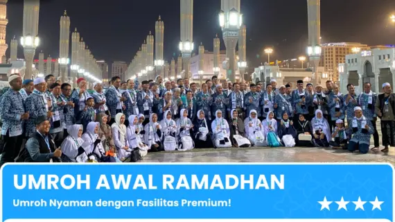 Umroh Ramadhan 2026 – Paket Premium Gratis Tiket Kereta Cepat
