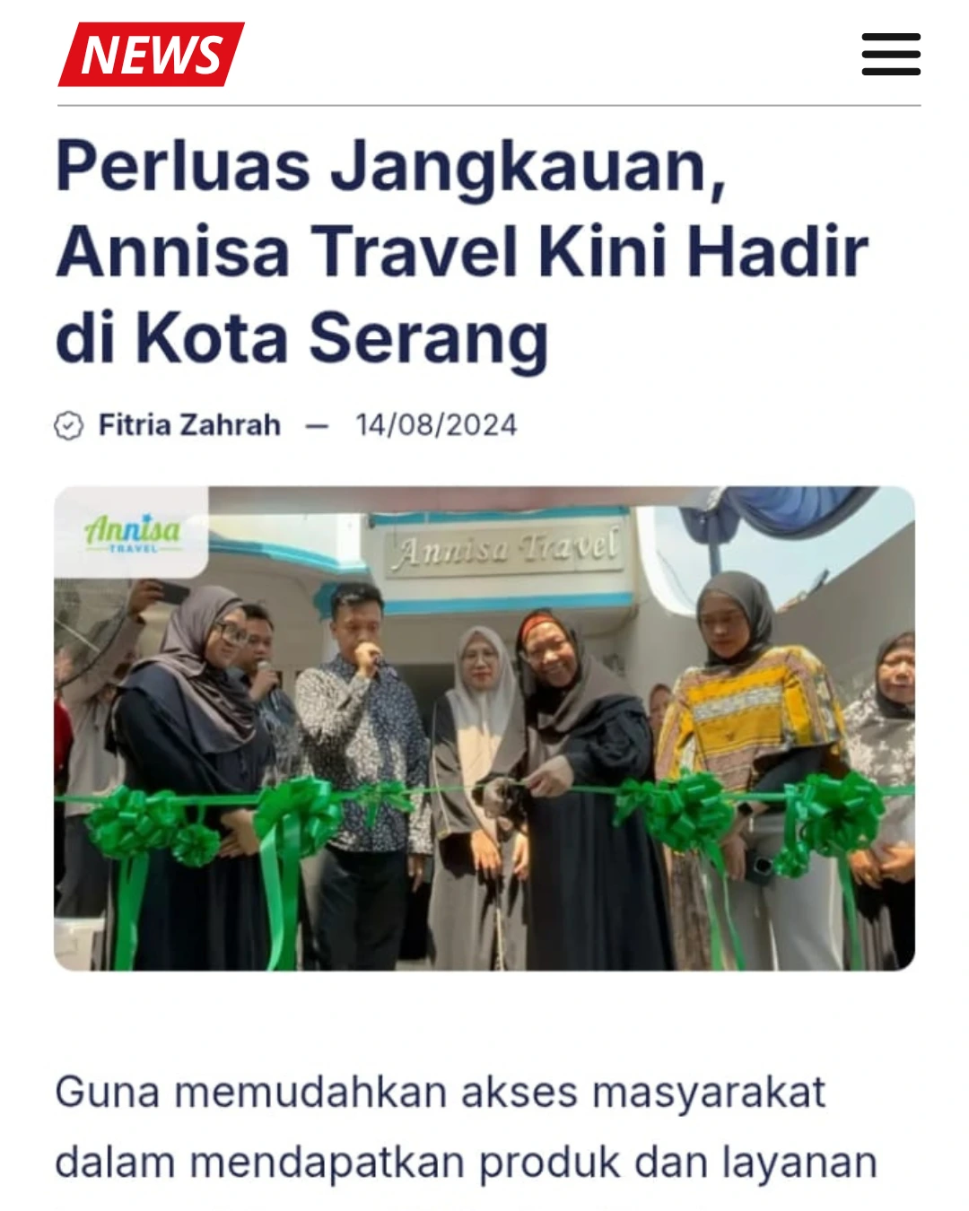 Annisa Travel Banten
